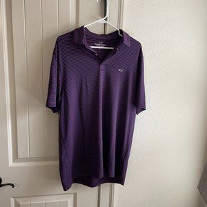 Vineyard Vines Large Red and Navy Polo